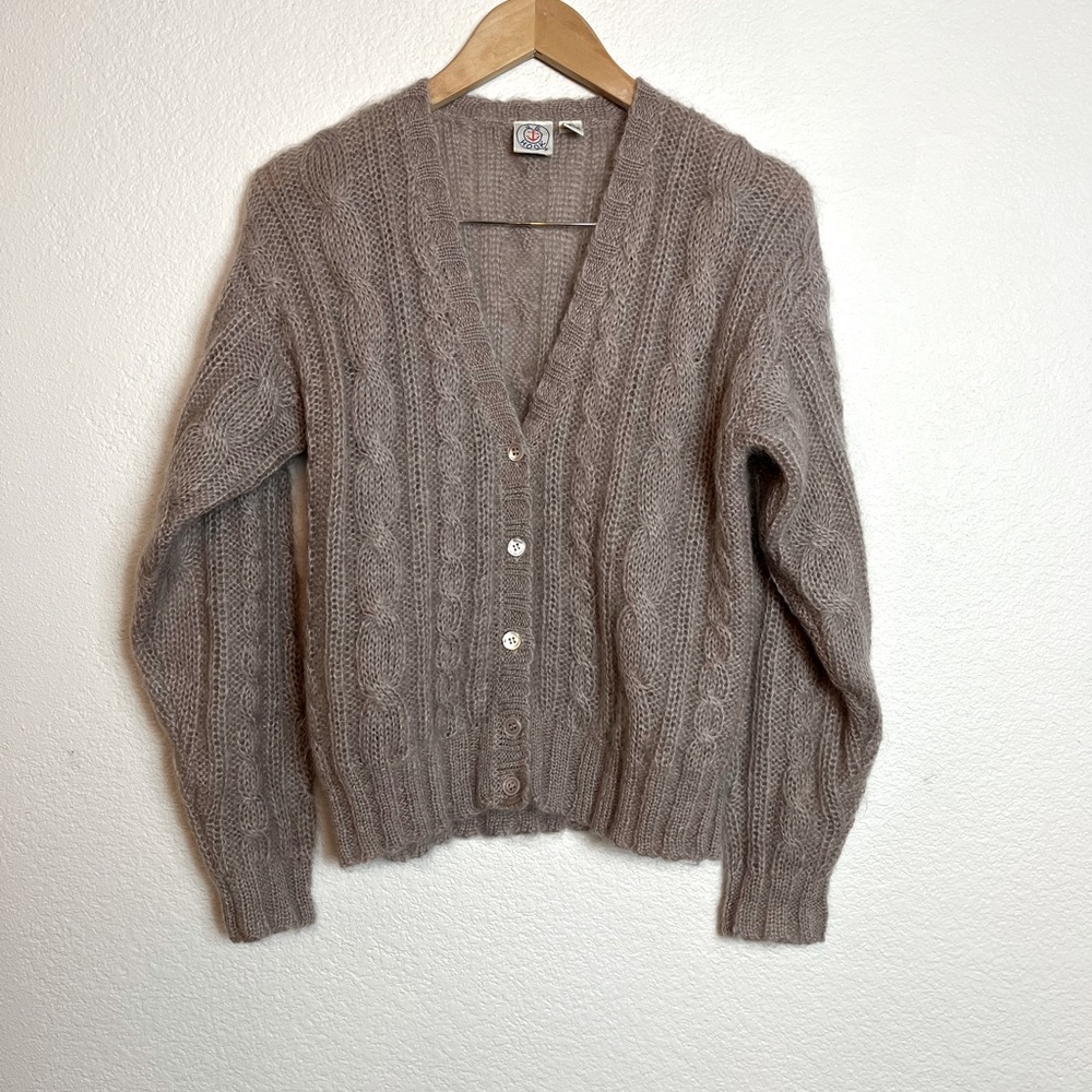 VTG J.G. Hook Mohair long sleeve button down Sweater size small Vintage Y2K